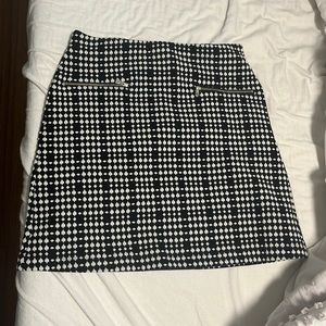 LOFT gingham skirt